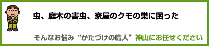 アメシロ・毛虫の害虫で困った。庭木の害虫駆除対策・退治の専門 神山緑地産業（長野県長野市）です。費用・料金・見積りは無料お問い合わせ