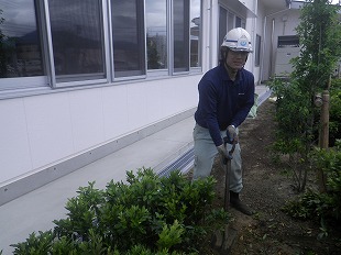 神山緑地の職人