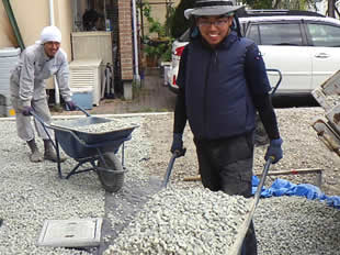 神山緑地の職人