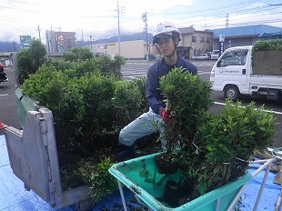 神山緑地の職人