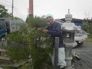 神山緑地の職人